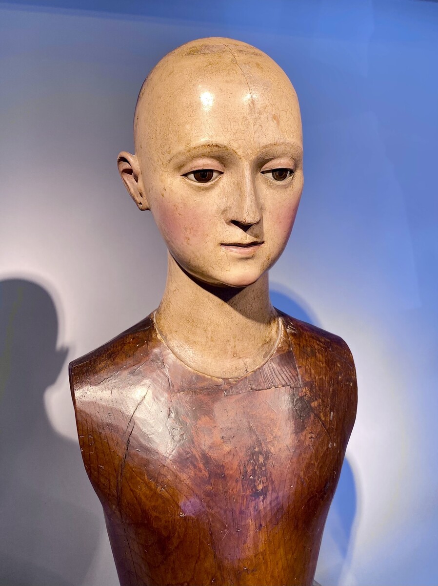18th century Italian Madonna , Cage Doll , Santos Figure