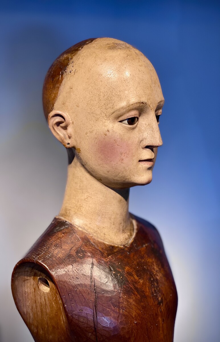 18th century Italian Madonna , Cage Doll , Santos Figure