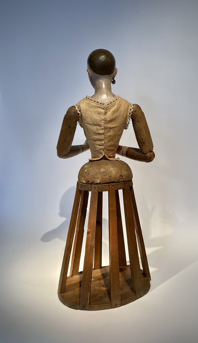 18th century Italian Santos Figure Procession madonna - capipote mannequin