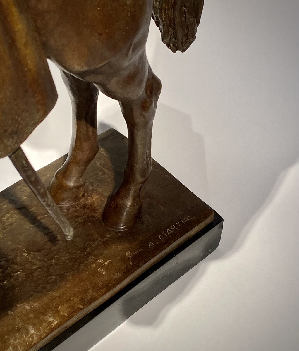 Bronze Sculpture representing Albert the first King of Belgium