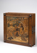 Game box with chess and backgammon Eger, 17th century 48 x 48 x 11.5 cm