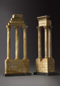 Large Siena marble models from the Roman Forum Rome, circa 1800 H 87 cm Provenance: former noble collection, The Netherlands