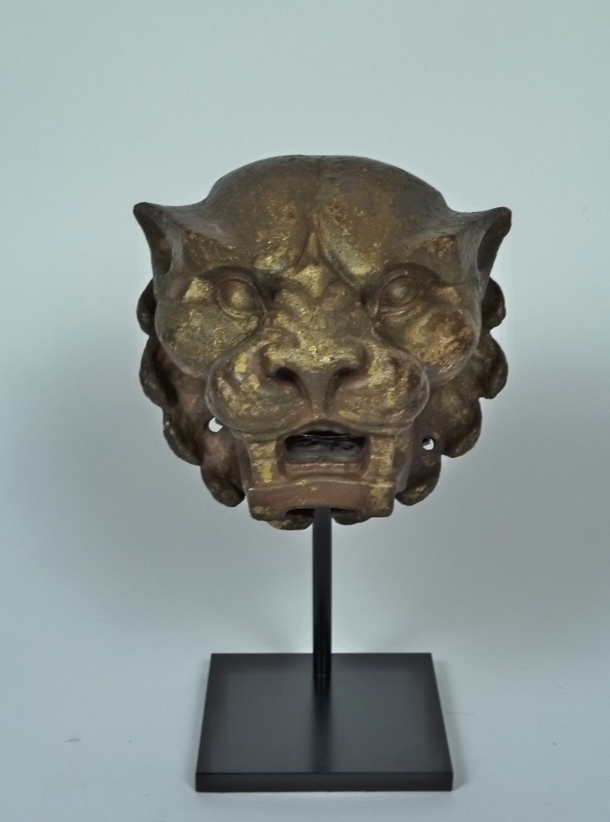 Tiger Head Cast Iron Fountain Mask