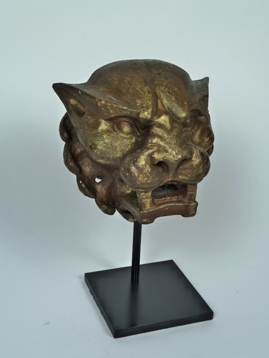 Tiger Head Cast Iron Fountain Mask